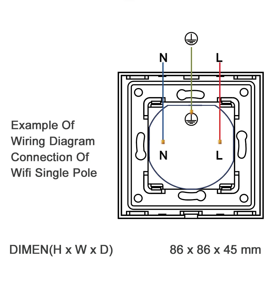 BSEED Wall Socket Wifi EU Standard