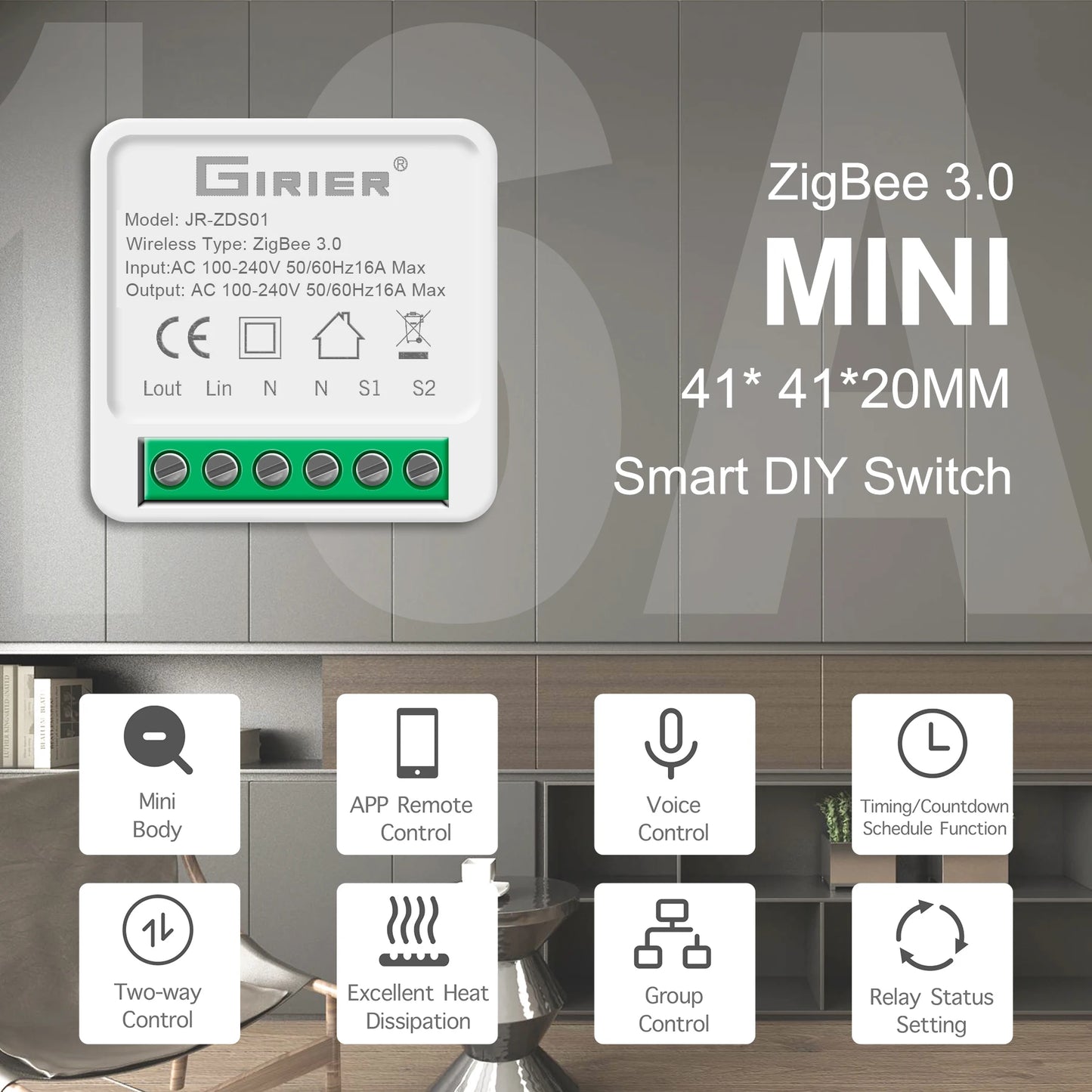 Tuya ZigBee 3.0 Smart Light Switch Module