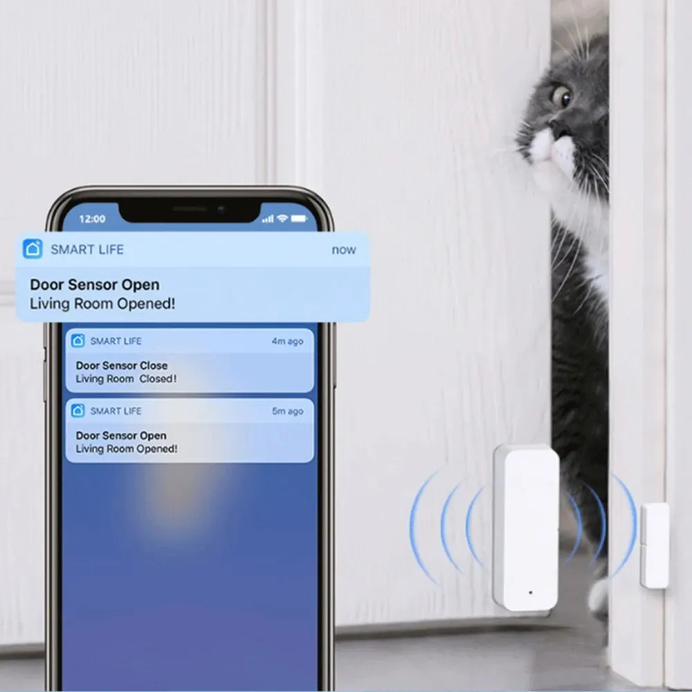 Tuya WiFi Door Sensor Window Contact Open Close
