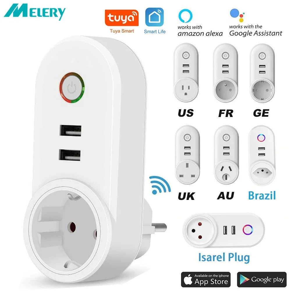 WiFi Smart Power Plug Adapter