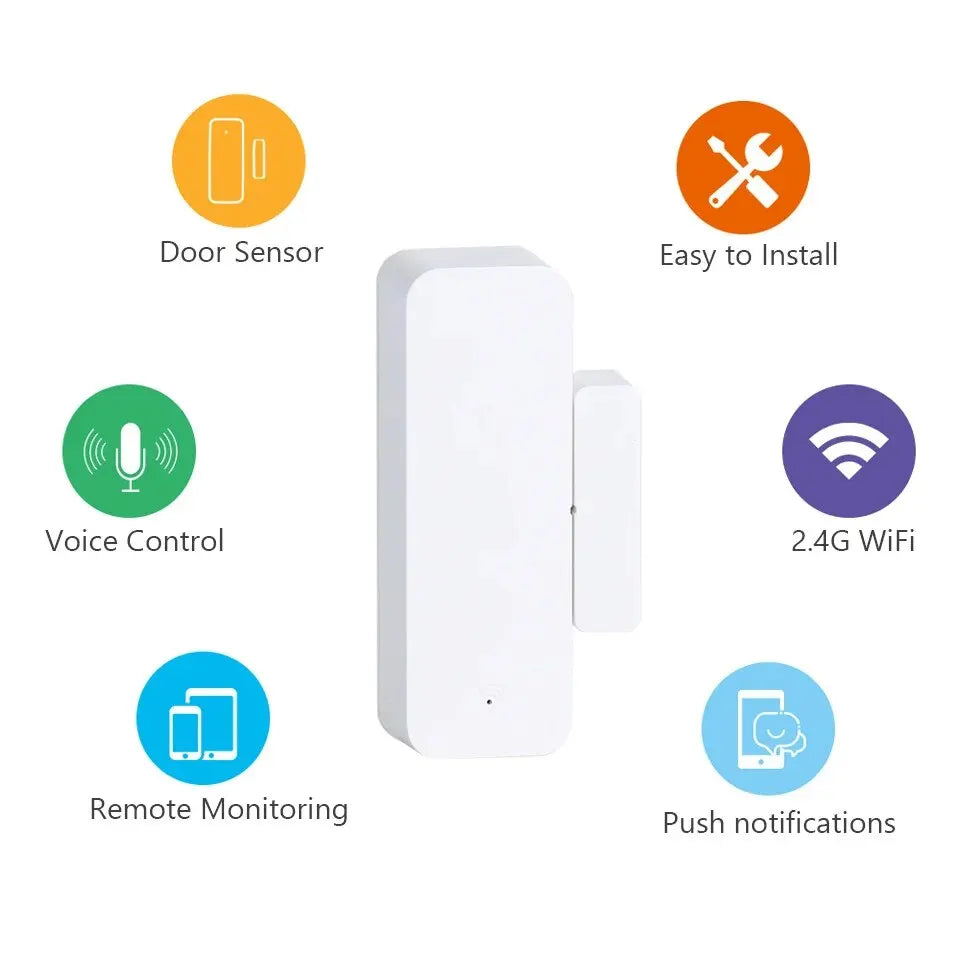 Tuya WiFi Door Sensor Window Contact Open Close