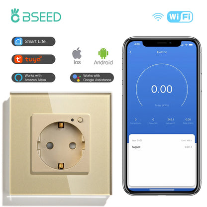 BSEED Wall Socket Wifi EU Standard