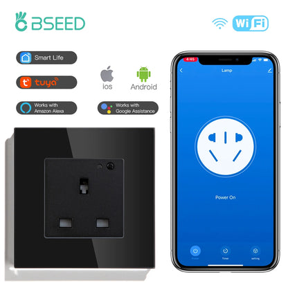 BSEED UK Standard Wall Socket Wifi