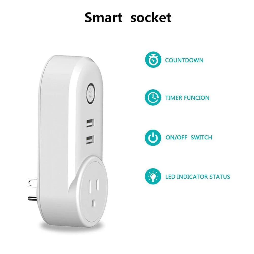 WiFi Smart Power Plug Adapter