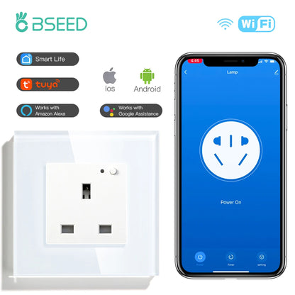 BSEED UK Standard Wall Socket Wifi