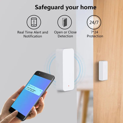 Tuya WiFi Door Sensor Window Contact Open Close