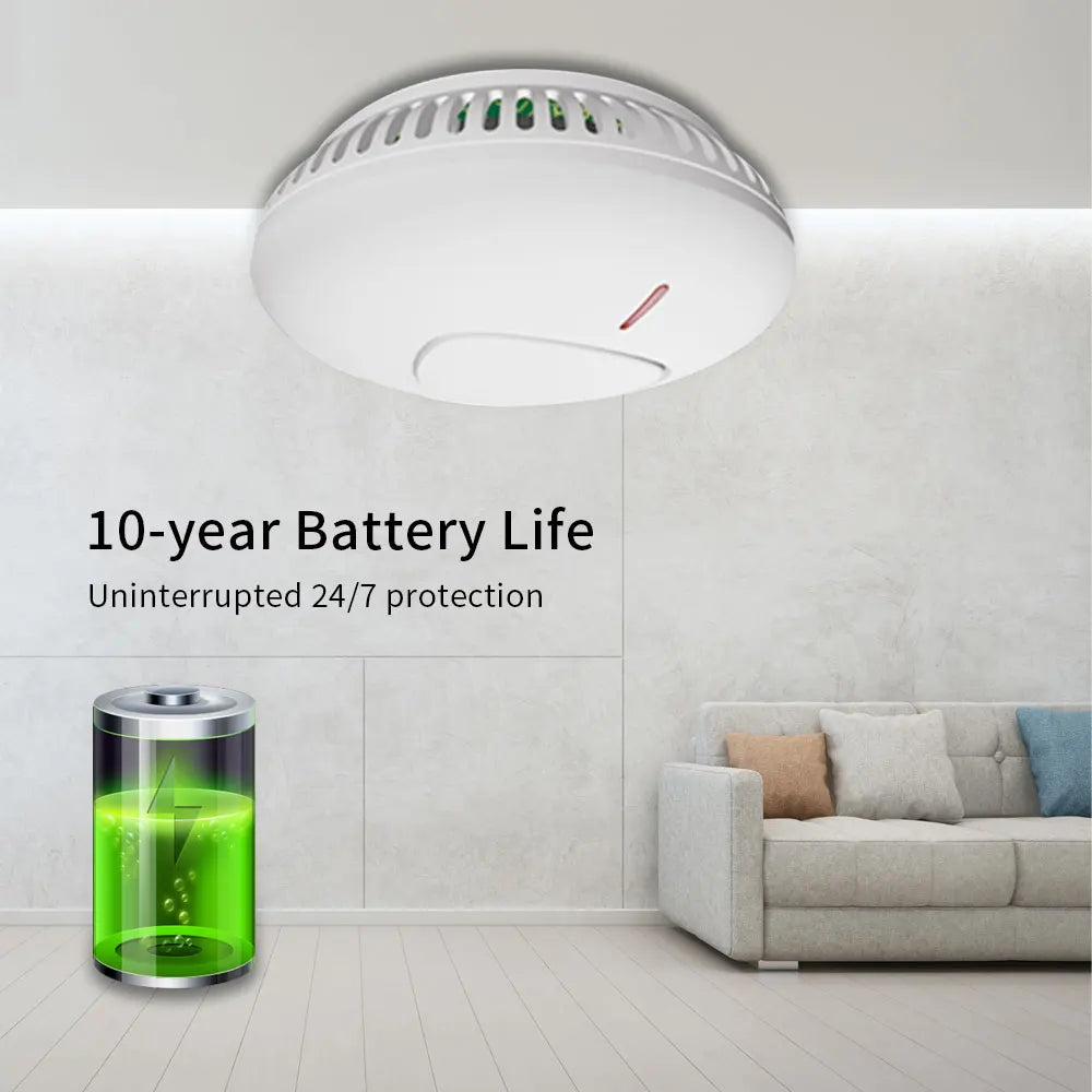 Staniot Smoke Detector with 10-Year Battery