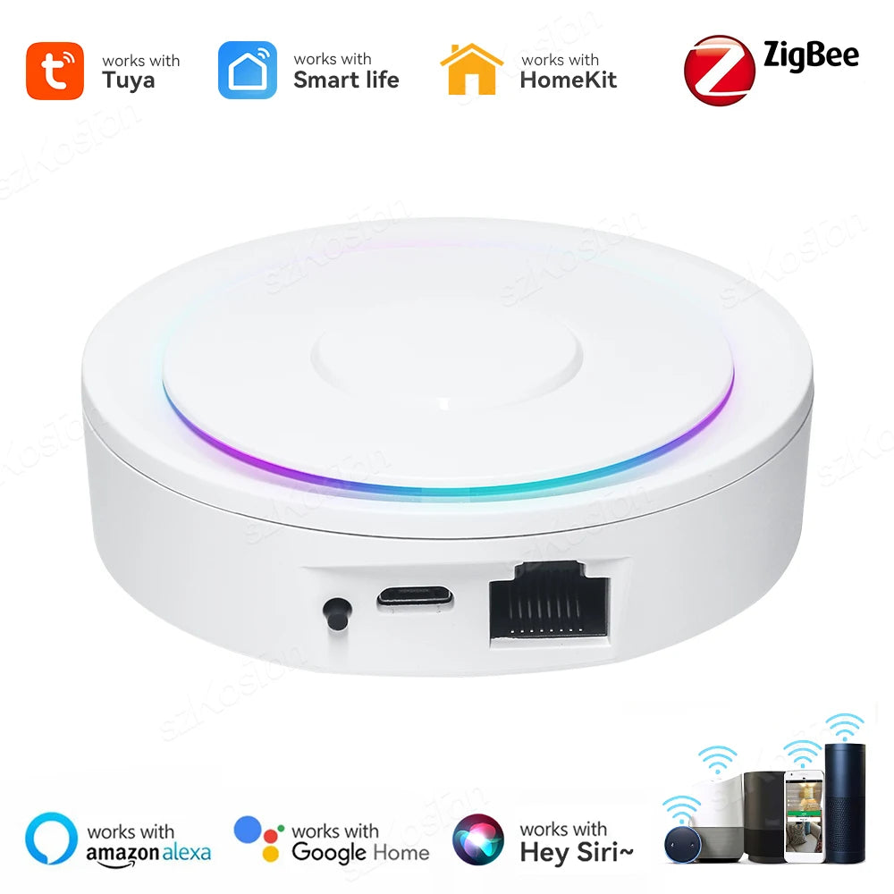 HomeKit-Compatible Tuya ZigBee 3.0 Gateway Hub