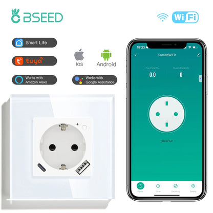 BSEED Wall Socket Wifi EU Standard