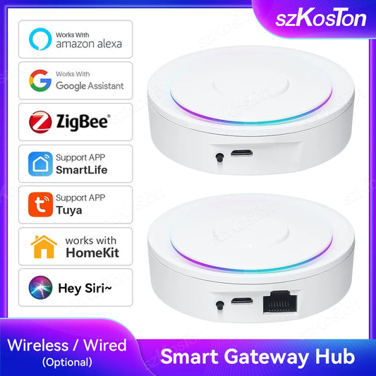 HomeKit-Compatible Tuya ZigBee 3.0 Gateway Hub