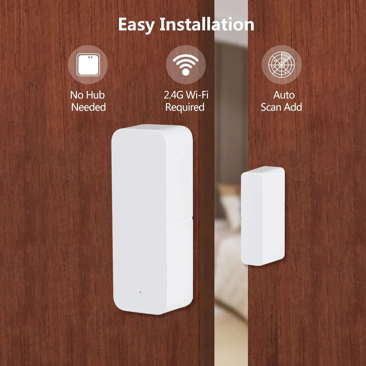 Tuya WiFi Door Sensor Window Contact Open Close