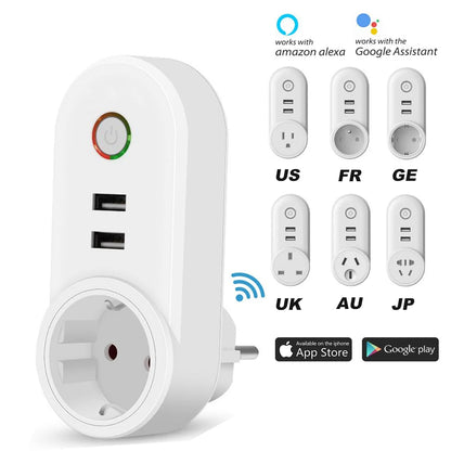 WiFi Smart Power Plug Adapter