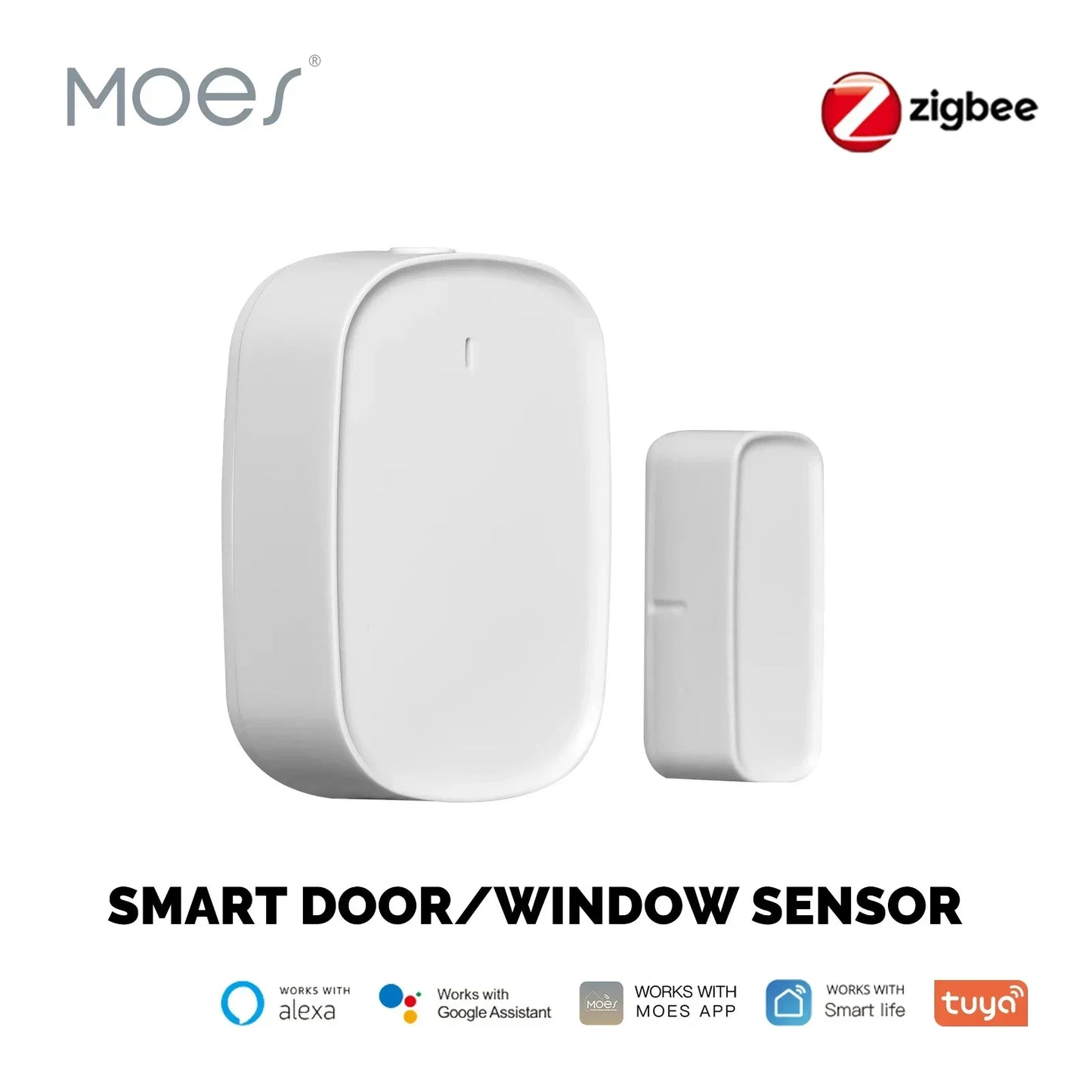 MOES Tuya ZigBee/Wifi Smart Window Door Gate Sensor